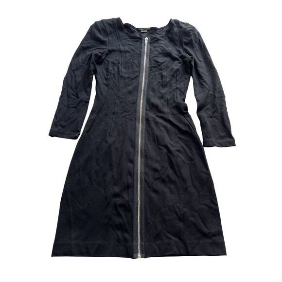 Theory Susan Classical Front Dress in Navy Blue - Picture 1 of 4